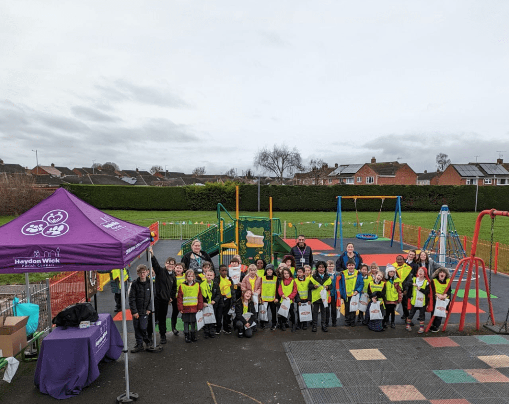 Haydon Wick celebrates inclusive new play area designed by and for local children