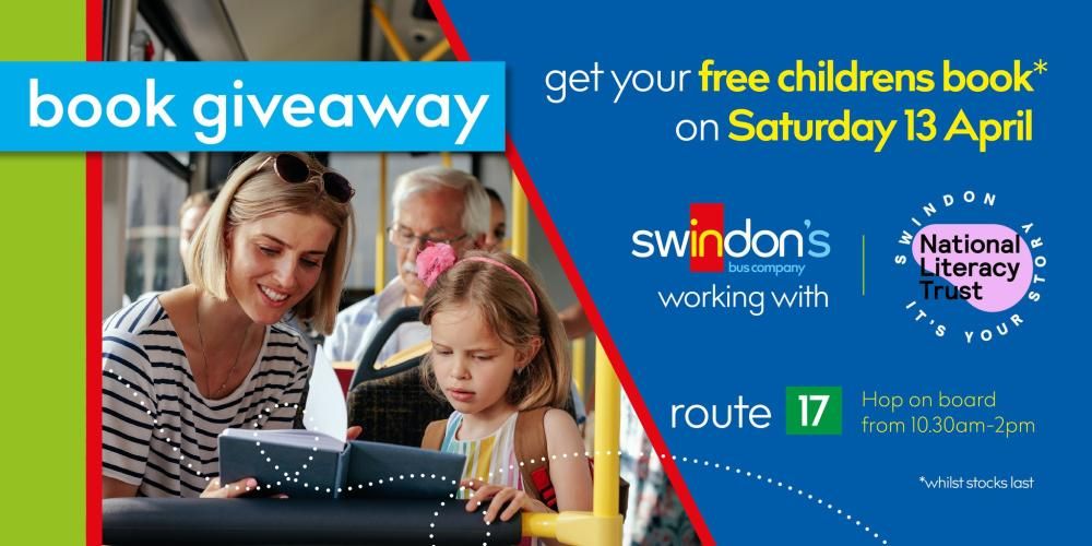 All aboard for book giveaway on Swindon buses 