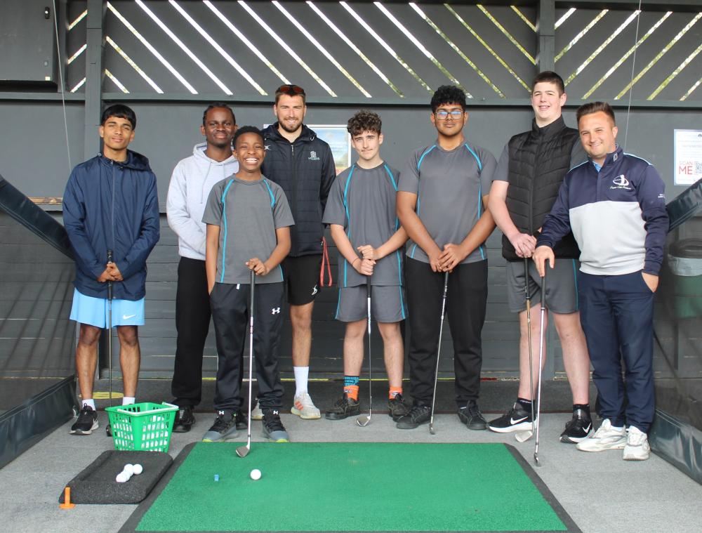 Year 10 & 11 Golf with PE teacher Dan Maller and coach James Wiltshire