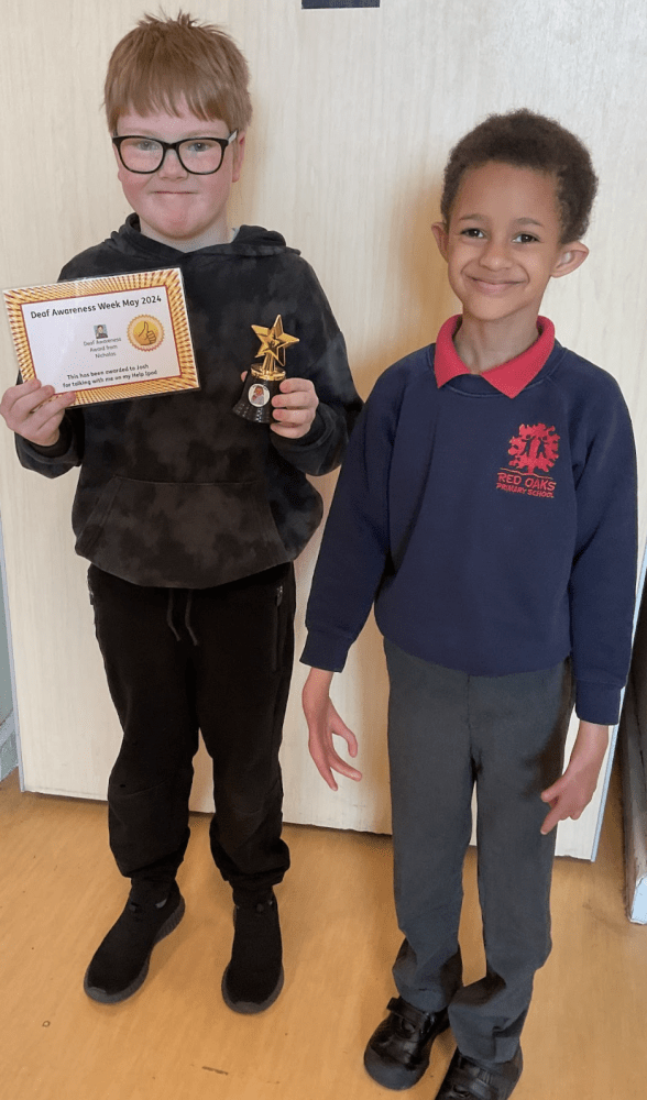 Swindon primary school celebrates Deaf Awareness Week with new awards