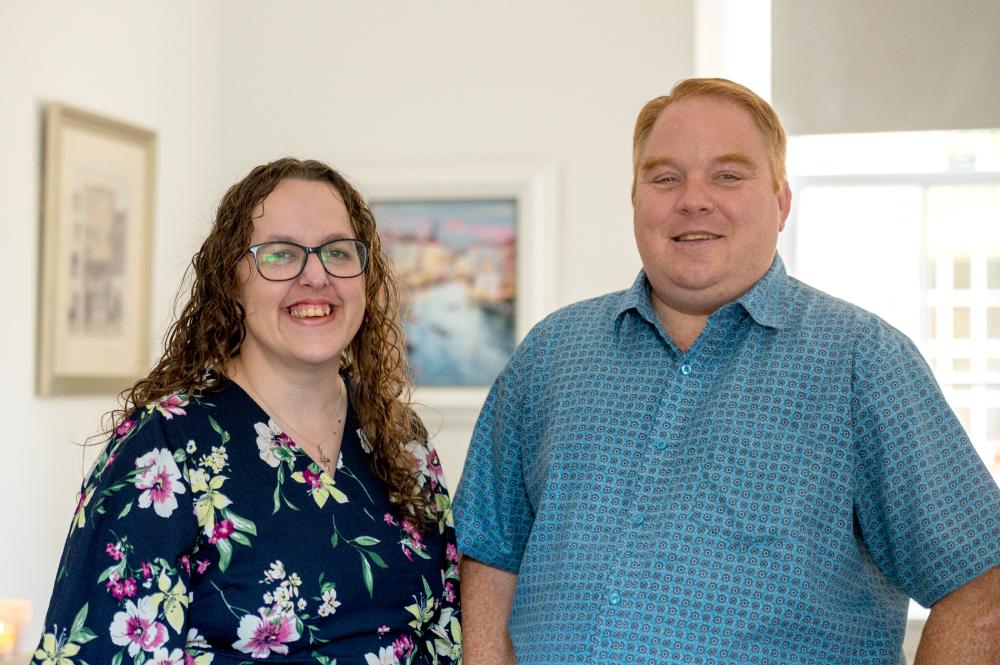 The Co-directors of The Care Show (Swindon) Hannah Edwards, Kevin Griffiths