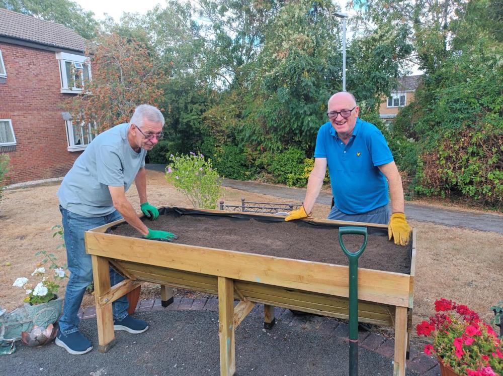Swindon senior citizens enjoy community gardening session