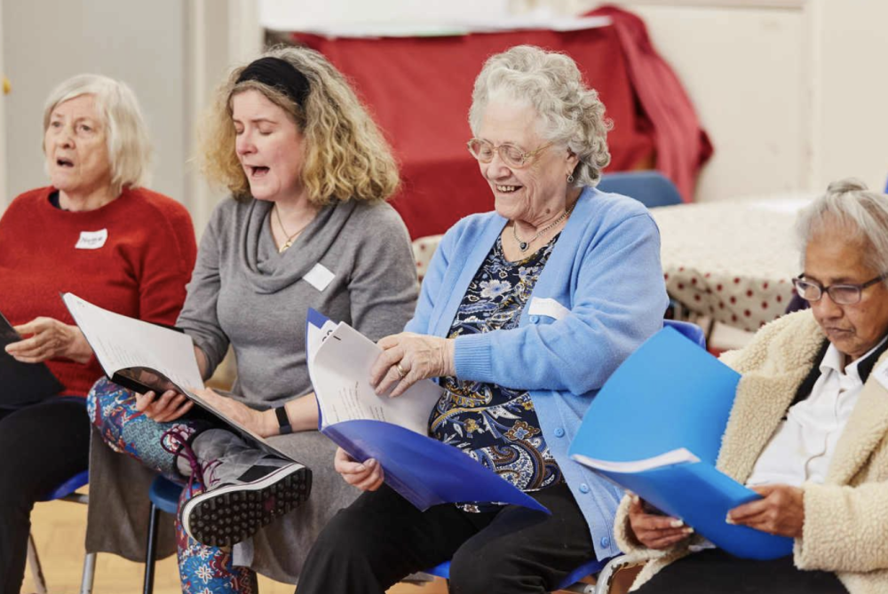 'Singing for the Brain' in Swindon with Alzheimer's Society