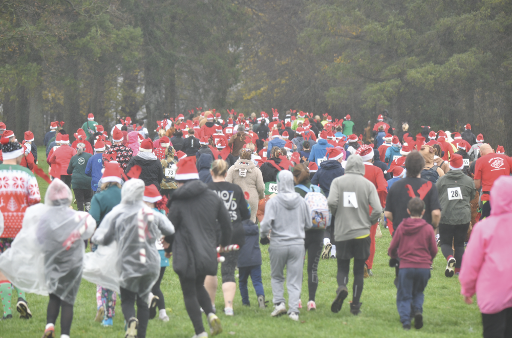 All welcome at charity Santa v Rudolph Run