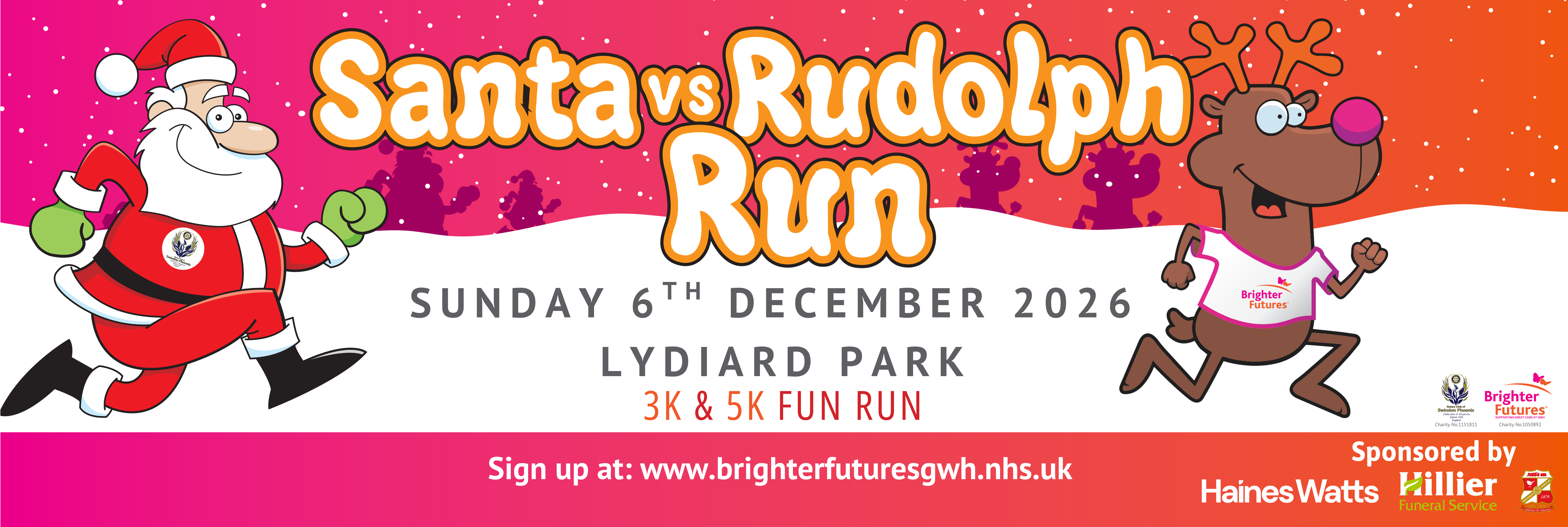 Registration open for the Santa Vs Rudolph Run 2026