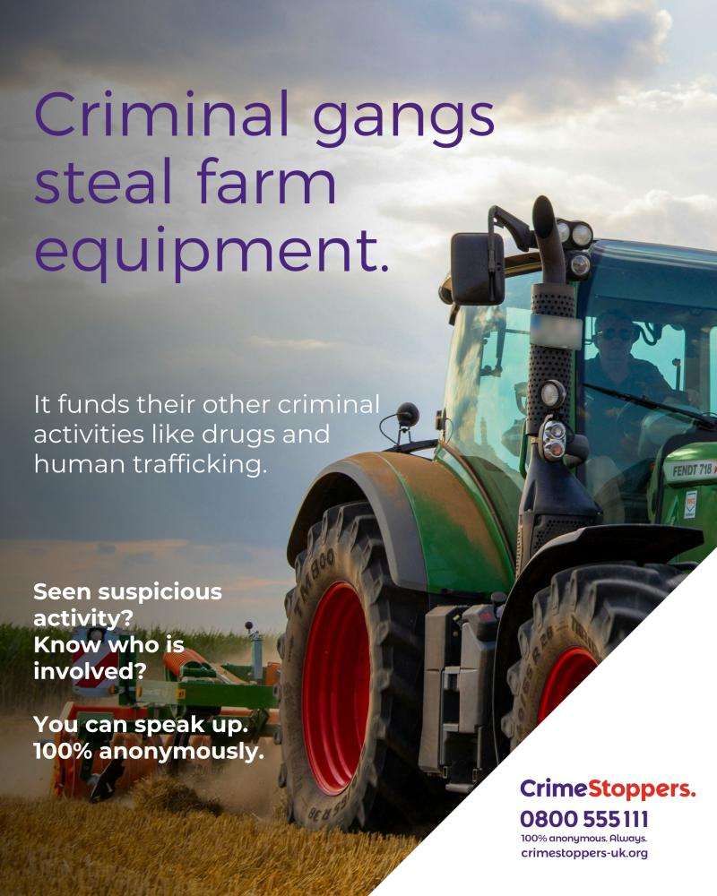 Wiltshire anti-rural crime appeal launched by Crimestoppers