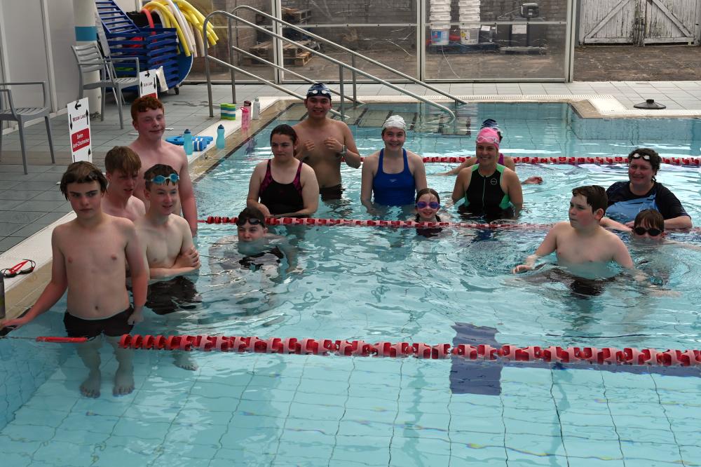 The annual charity swimathon is one of many Rotary events