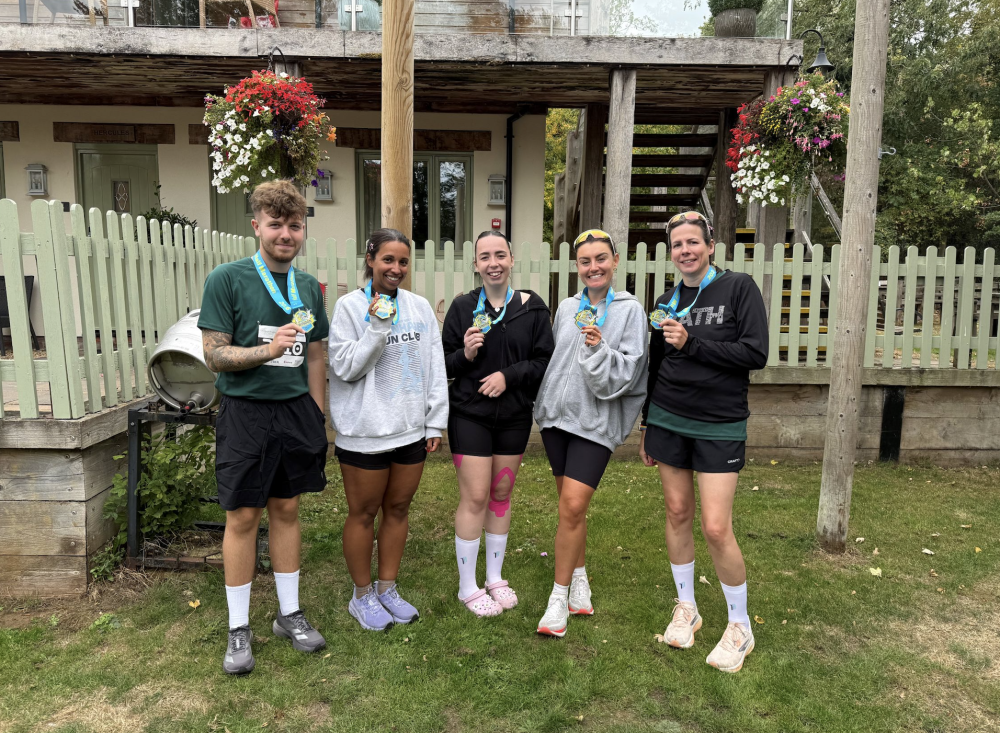 Teachers tackle Swindon Half Marathon for domestic abuse charity