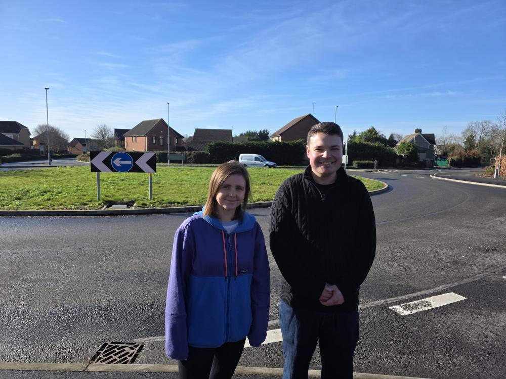 Cllrs Kate Tomlinson and Jake Chandler