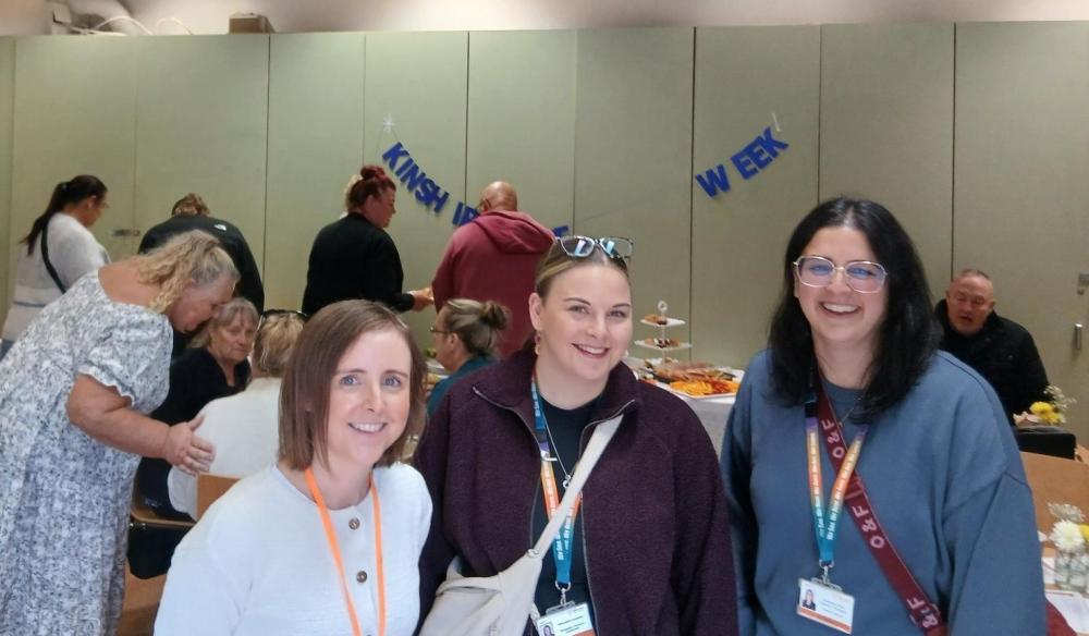 (from left to right) Councillor Tomlinson, Lucia Arhurs, Participation Coordinator and Parvaneh (Pari) Shahrokni, Challenge and Participation Officer