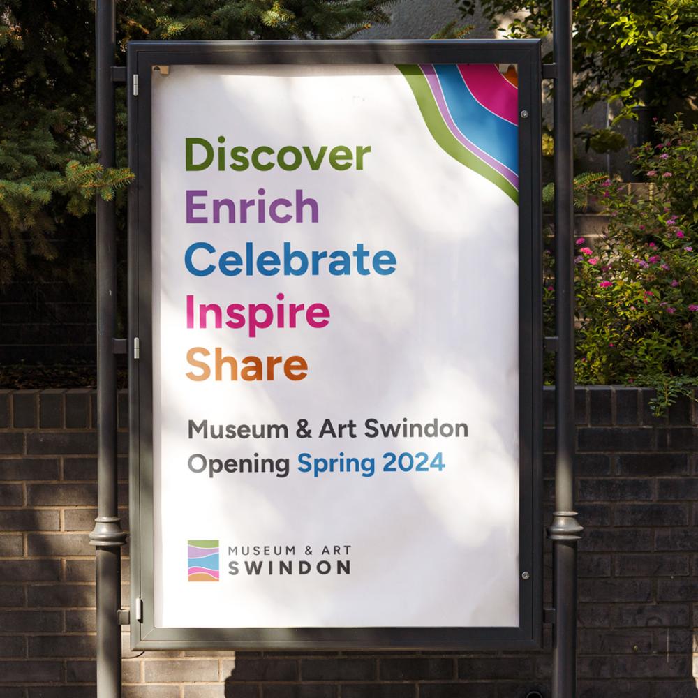 GEL Studios unveils new Museum & Art Swindon website and brand identity