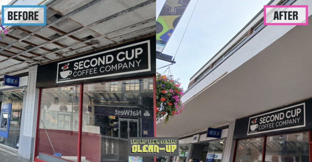 Property owners doing their bit for town centre clean-up