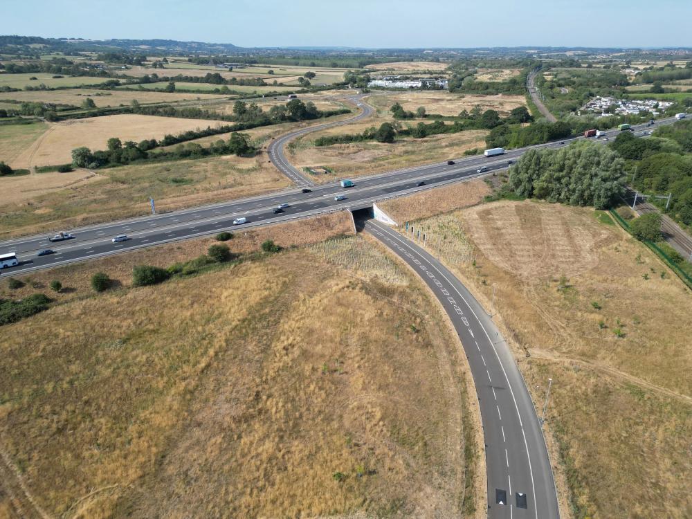 drone shots of Wichel Way