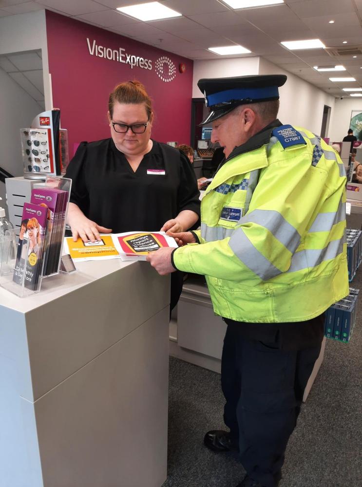 Swindon Police engage with businesses to help reduce crime