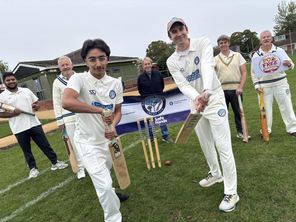 Cricketers back parish dog mess campaign
