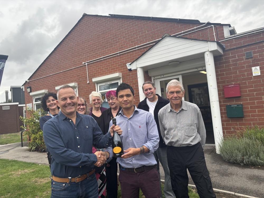Ellendune Community Centre's £9,880 Nationwide grant for new kitchen